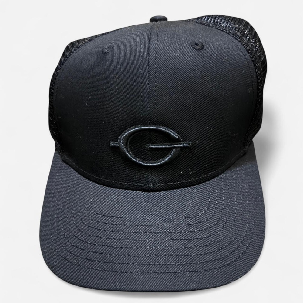 Gulfstream Aerospace Aviation Golf Black Strapback Hat Rare